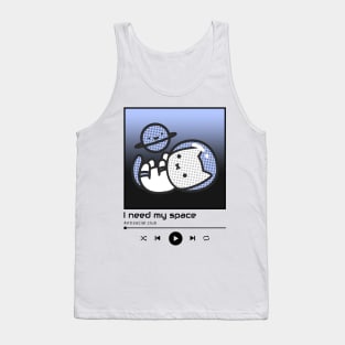 I Need My Space - Cat Music Tank Top